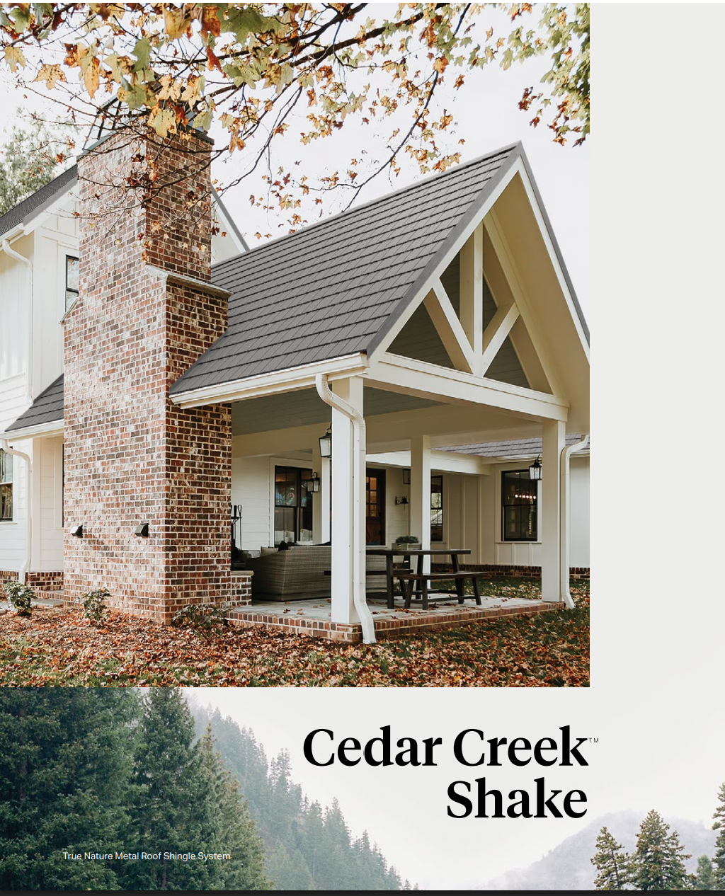 ROOFNOW Direct™ - Cedar Creek Shake™ Metal Roof Package - Supplied and Professionally Installed